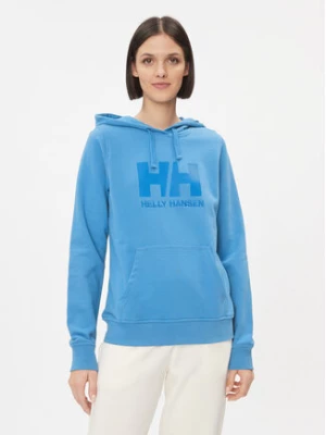 Helly Hansen Bluza Logo 33978 Niebieski Regular Fit