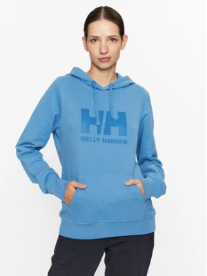 Helly Hansen Bluza Logo 33978 Niebieski Regular Fit