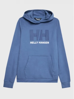 Helly Hansen Bluza Logo 41677 Niebieski Regular Fit