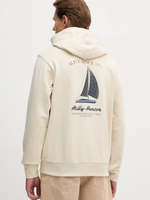Helly Hansen bluza męska bawełniana SHORELINE beżowy