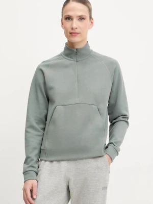 Helly Hansen bluza outdoorowa TECH SWEAT damska kolor zielony gładka 34501