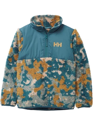 Helly Hansen Bluza polarowa "Champ" w kolorze niebieskim ze wzorem rozmiar: 110