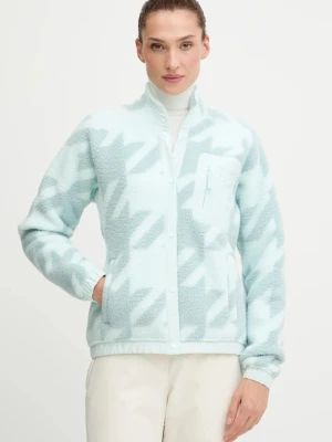 Helly Hansen bluza polarowa IMPERIAL damska kolor turkusowy gładka 63373