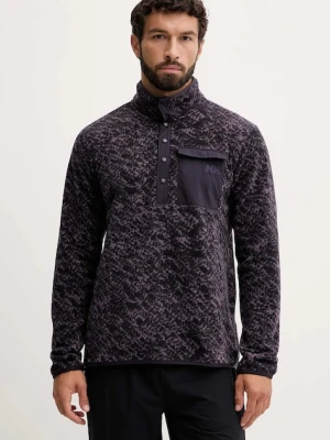 Helly Hansen bluza polarowa MARIDALEN męska kolor fioletowy wzorzysta 63429
