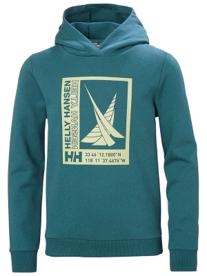 Helly Hansen Bluza "Port" w kolorze turkusowym rozmiar: 176