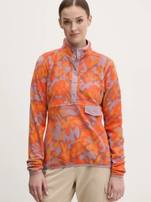 Helly Hansen bluza sportowa Maridalen kolor pomarańczowy wzorzysta 63430