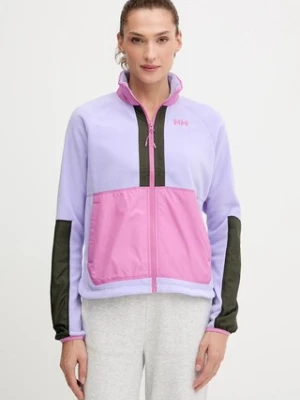 Helly Hansen bluza sportowa Rig kolor fioletowy wzorzysta 54078