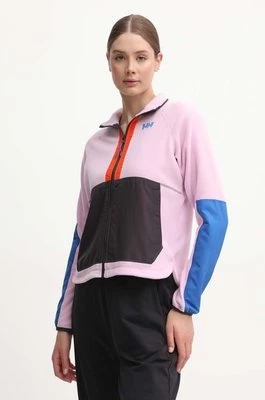 Helly Hansen bluza sportowa Rig kolor różowy wzorzysta 54078