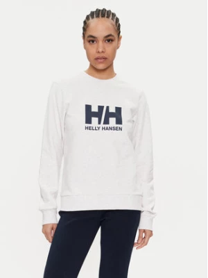 Helly Hansen Bluza W Hh Logo Crew Sweat 2.0 34462 Biały Regular Fit