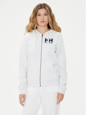 Helly Hansen Bluza W Hh Logo Full Zip Hoodie 2.0 34461 Biały Regular Fit