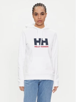 Helly Hansen Bluza W Hh Logo Hoodie 2.0 34460 Biały Regular Fit