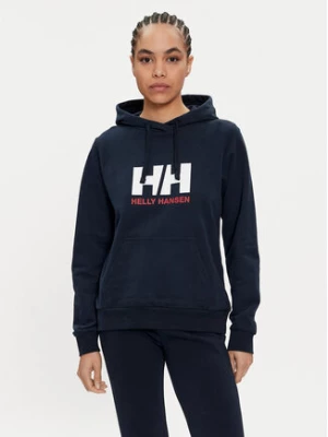 Helly Hansen Bluza W Hh Logo Hoodie 2.0 34460 Granatowy Regular Fit
