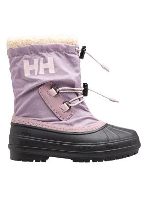 Helly Hansen Botki zimowe "Varanger" w kolorze fioletowo-czarnym rozmiar: 26