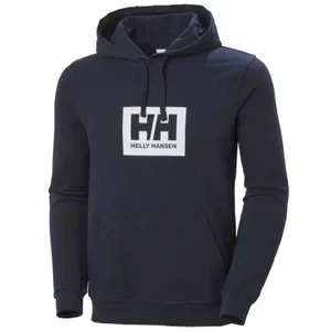 Helly Hansen Box Hoodie 53289-598, Męskie, Granatowe, bluzy, bawełna, rozmiar: L