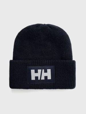 Zdjęcie produktu Helly Hansen Czapka HH BOX BEANIE kolor granatowy z grubej dzianiny 53648