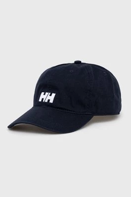 Helly Hansen czapka kolor granatowy z aplikacją 38791-597