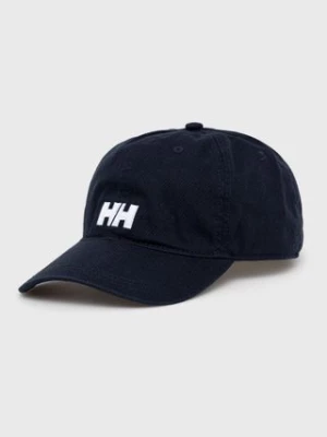 Helly Hansen czapka kolor granatowy z aplikacją 38791-597