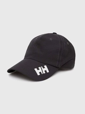 Helly Hansen czapka z daszkiem kolor szary z nadrukiem 67517