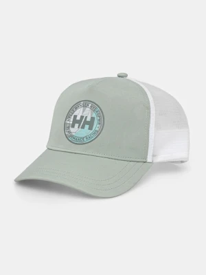 Helly Hansen czapka z daszkiem kolor zielony 67520