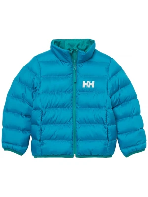 Helly Hansen Dwustronna kurtka pikowana "Dalen" w kolorze niebiesko-zielonym rozmiar: 128