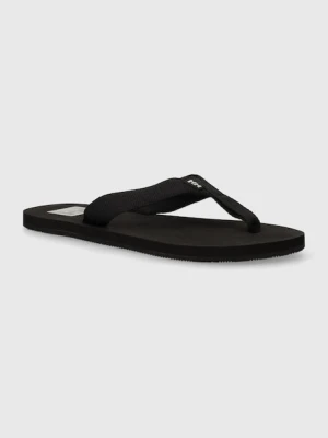 Helly Hansen japonki LOGO SANDAL 2 damskie kolor czarny na płaskim obcasie 11957