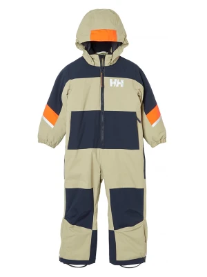Helly Hansen Kombinezon zimowy "Rider 3.0" w kolorze beżowo-granatowym rozmiar: 116