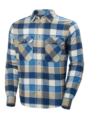 Helly Hansen Koszula "Lokka" w kolorze niebiesko-jasnobrązowym rozmiar: M