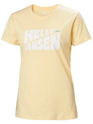 Helly Hansen Koszulka funkcyjna "F2F Cotton Tee 2.0" w kolorze żółtym rozmiar: XL