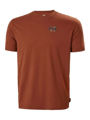 Helly Hansen Koszulka funkcyjna "Skog" w kolorze jasnobrązowym rozmiar: XL