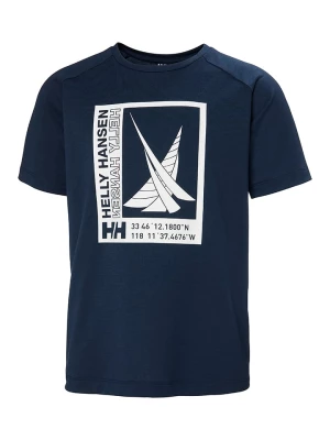 Helly Hansen Koszulka "Port" w kolorze granatowym rozmiar: 128