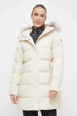 Helly Hansen kurtka damska kolor beżowy zimowa