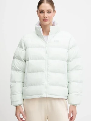 Helly Hansen kurtka dwustronna YU 23 REVERSIBLE PUFFER damska kolor zielony zimowa oversize 54061