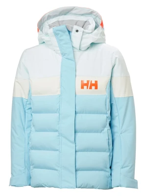 Helly Hansen Kurtka narciarska "Cyclone" w kolorze błękitno-pomarańczowym rozmiar: 140