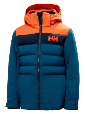 Helly Hansen Kurtka narciarska "Cyclone" w kolorze pomarańczowo-niebieskim rozmiar: 128