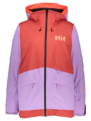 Helly Hansen Kurtka narciarska "Powchaser 2.0" w kolorze fioletowo-pomarańczowym rozmiar: M