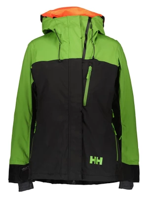 Helly Hansen Kurtka narciarska "Springbok" w kolorze czarno-zielonym rozmiar: XL