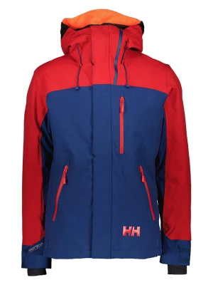 Helly Hansen Kurtka narciarska "Springbok" w kolorze granatowo-czerwonym rozmiar: S