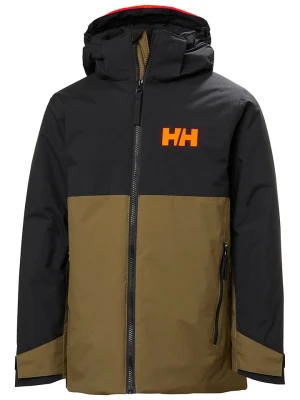 Helly Hansen Kurtka narciarska "Traverse" w kolorze jasnobrązowo-czarnym rozmiar: 164