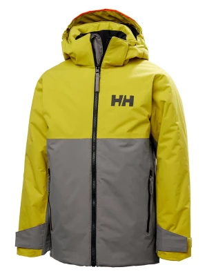 Helly Hansen Kurtka narciarska "Traverse" w kolorze żółto-szarym rozmiar: 140