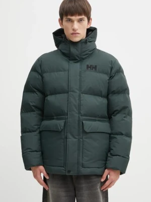 Helly Hansen kurtka NORDIC PUFFY JACKET kolor zielony zimowa oversize 54513