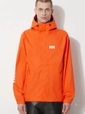 Helly Hansen kurtka przeciwdeszczowa Ervik kolor pomarańczowy 64032