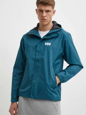 Helly Hansen kurtka przeciwdeszczowa Ervik kolor zielony 64032