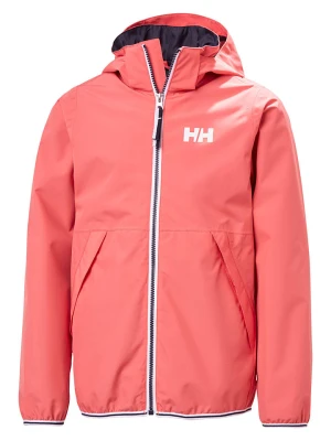 Helly Hansen Kurtka przeciwdeszczowa "Koster" w kolorze łososiowym rozmiar: 164