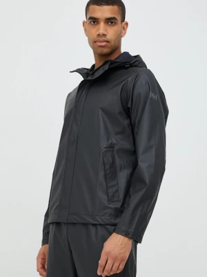 Helly Hansen kurtka przeciwdeszczowa męska kolor czarny przejściowa