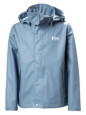 Helly Hansen Kurtka przeciwdeszczowa "Moss" w kolorze błękitnym rozmiar: 140