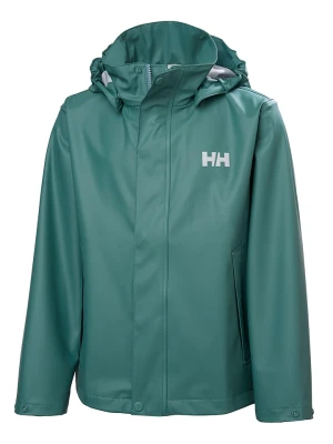 Helly Hansen Kurtka przeciwdeszczowa "Moss" w kolorze turkusowym rozmiar: 164