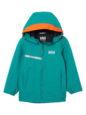 Helly Hansen Kurtka przeciwdeszczowa "Shelter" w kolorze turkusowym rozmiar: 128