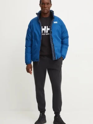 Helly Hansen kurtka puchowa dwustronna HH REVERSIBLE DOWN męska kolor granatowy 53890