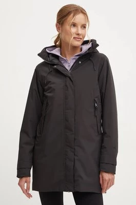 Helly Hansen kurtka VICTORIA INS MID RAIN damska kolor czarny przejściowa 54101