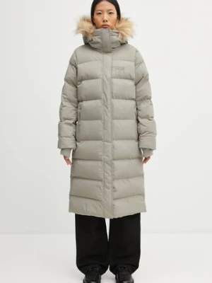 Helly Hansen kurtka W ARIA LONG PARKA kolor beżowy zimowa 54512